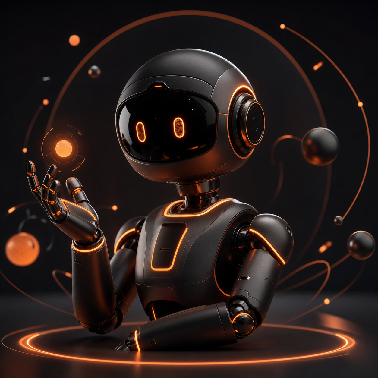Futuristic TrendAux creative technology assistant